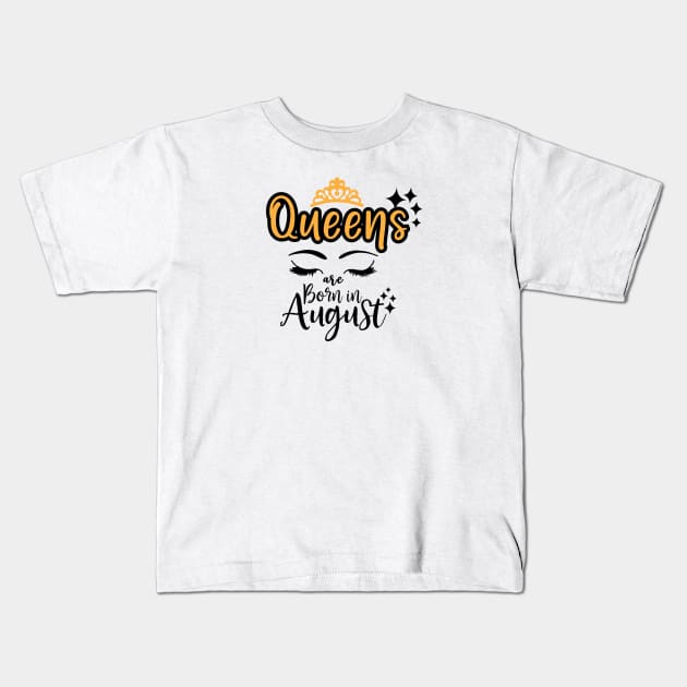 August Kids T-Shirt by Mrosario Creative
